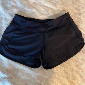 Navy blue lululemon shorts